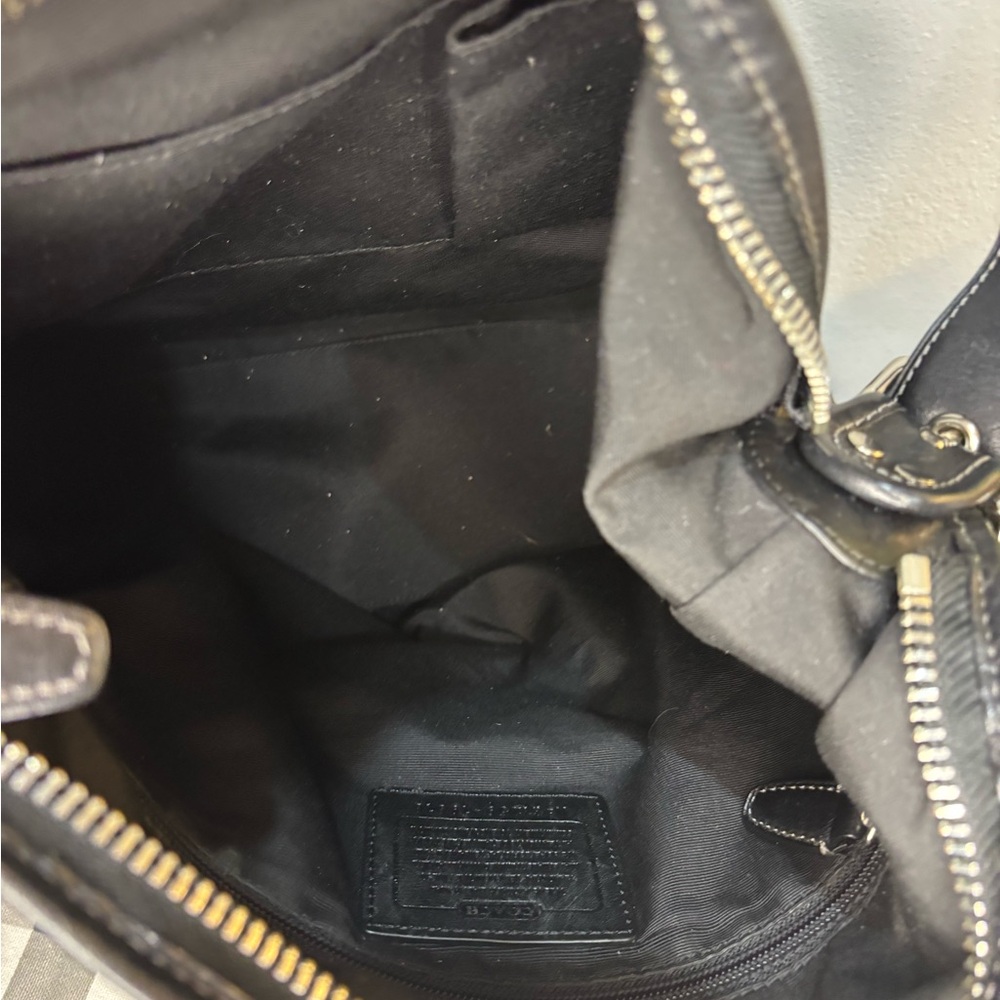 Coach Legacy Signature Stripe Duffle Shoulder Bag 2012 EUC - Picture 8 of 8